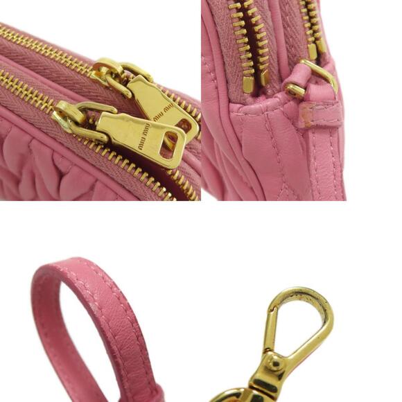 Miu Miu Miu Matelasse Pouch Leather Women's MIUMIU Bags